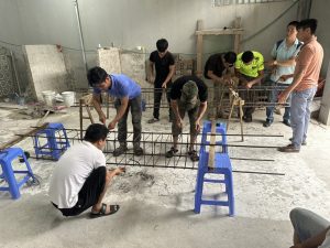 cốt thép buộc sắt